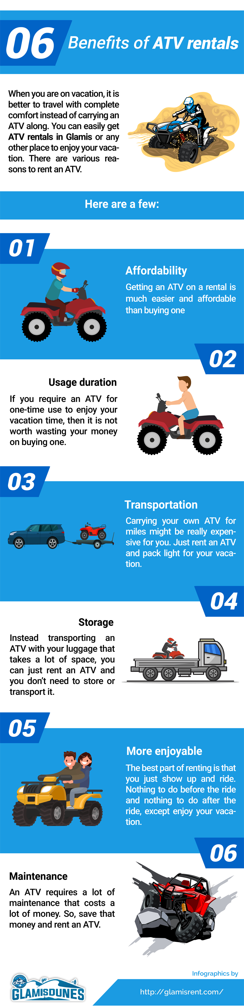 6 Benefits Of ATV Rentals Glamis Dunes Rentals   Atv Rentals 